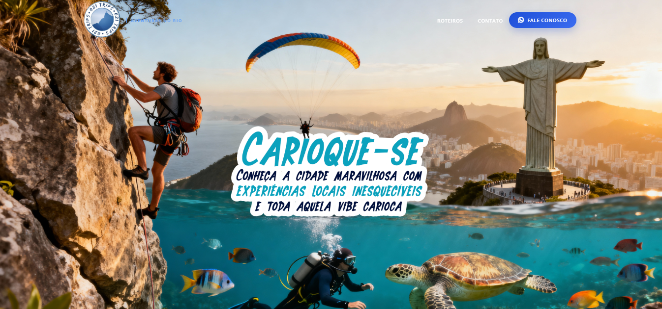 Site de atrações com foco comercial
