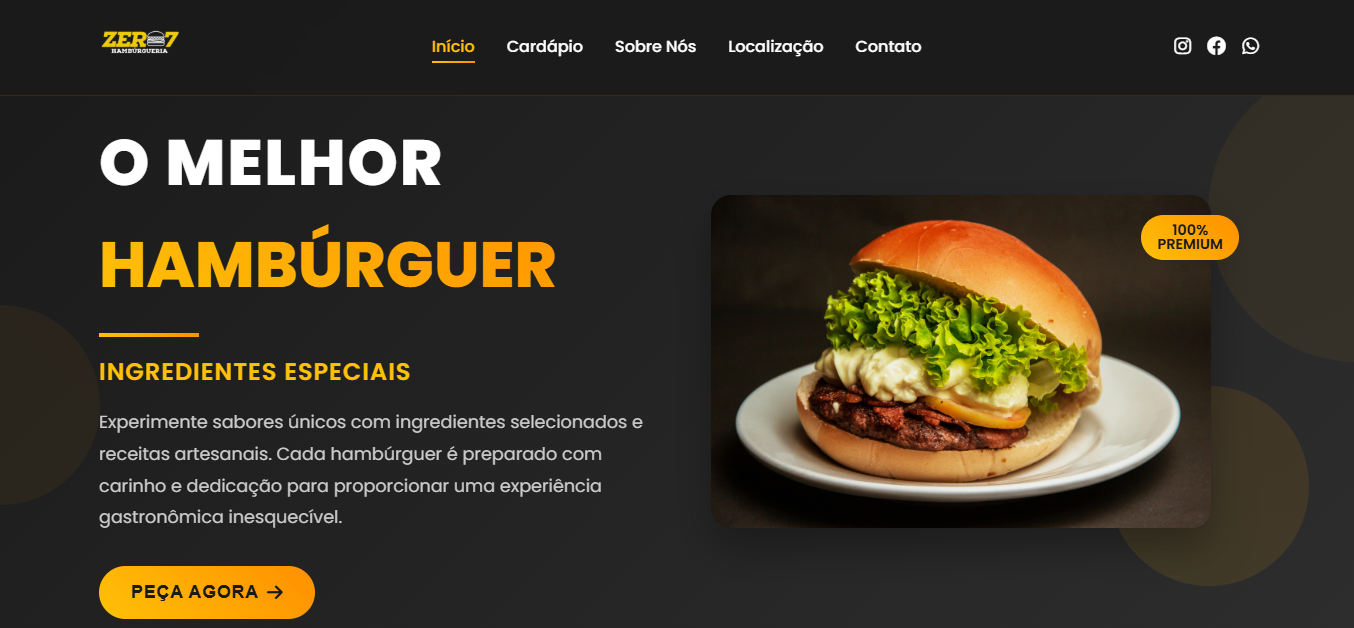 Landing Page com foco comercial