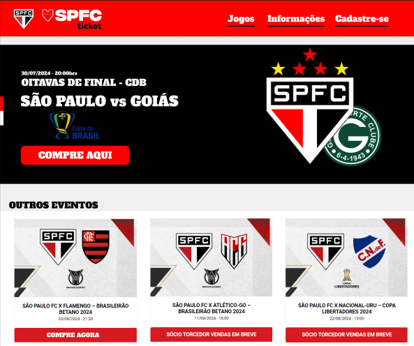 Prototipagem Ingressos